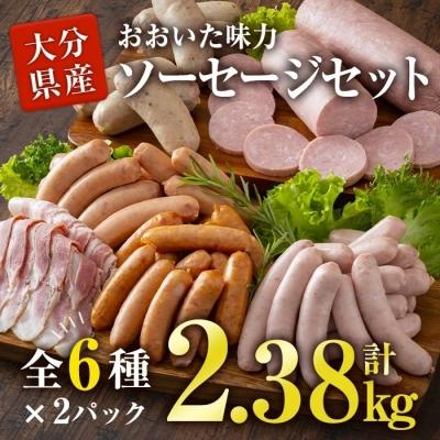 ふるさと納税 佐伯市 おおいた 味力 ソーセージセット (合計2.38kg・全6種)