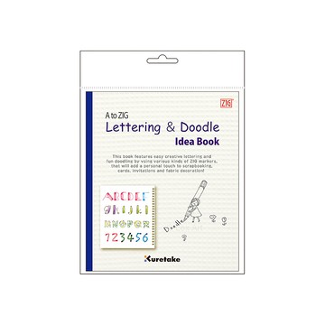 【Kuretake 吳竹】ZIG 靈感書 字體塗鴉 /本 INTX105-801(日本品牌)