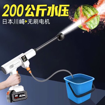 【台灣公司 可開發票】高壓洗車水槍無線充電鋰電池家用強力增壓電動水搶洗車神器