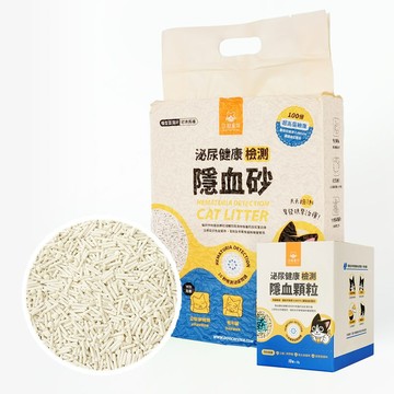 【汪喵星球】 泌尿健康檢測隱血砂 （條型豆腐砂） 2.7kg/1包 販售 條型 貓砂 豆腐砂 貓咪 隱血 尿檢 測試