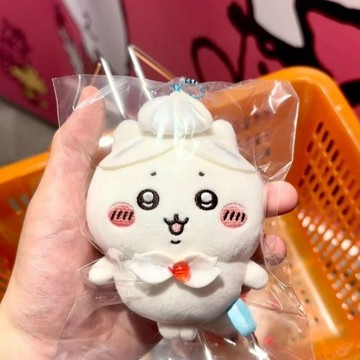 chiikawa吉伊卡哇生日快樂係列可愛奶油小八吉伊毛絨玩偶公仔掛件