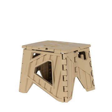 樹德CH-25貨櫃小小折凳-狼棕色