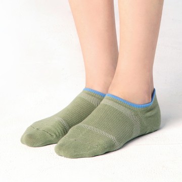 Deparee SOCKS 足弓支撐透氣船襪-湖綠