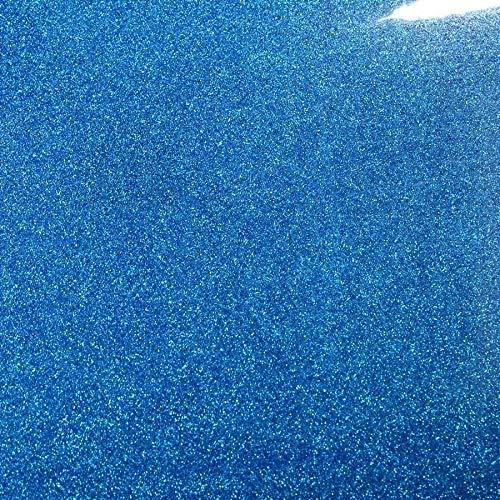 02-サファイアブルー 青色 30cm×約1メートル ラメアイロンシート グリッターアイロンプリントシート カッティン