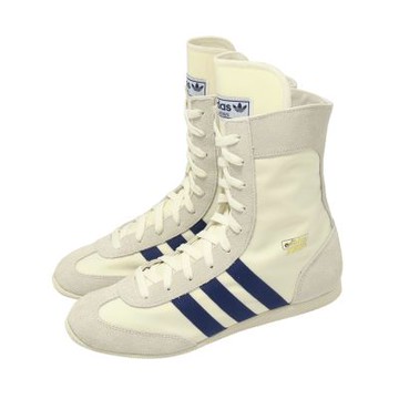 adidas 休閒鞋 Japan H W 女鞋 米白 藍 奶茶色 高筒 拳擊靴 愛迪達 JR8123
