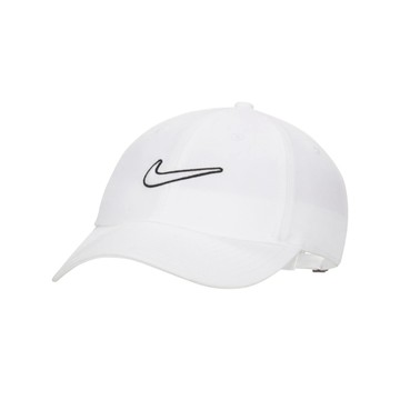 【NIKE】NK CLUB CAP U CB SWSH L 帽子 遮陽帽 白 FB5369-100