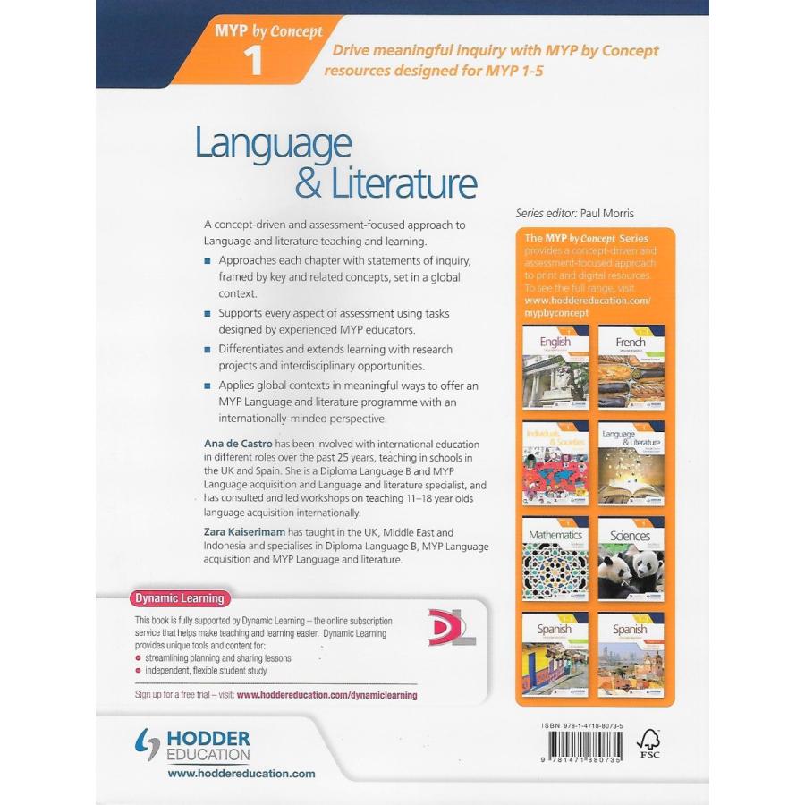 Language and Literature for the IB MYP