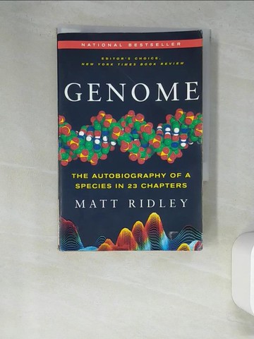 【書寶二手書T7／哲學_XDA】Genome: The Autobiography of a Species in 23 Chapters_Ridley, Matt