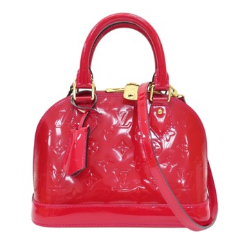 LOUIS VUITTON LV 路易威登 紅色漆皮 Alma BB 兩用包 M91771 【二手名牌BRAND OFF】