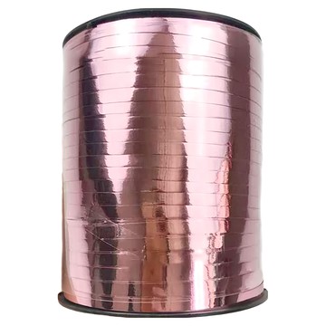 亮面緞帶  裝飾氣球 禮物包裝 花束綁帶  DIY創意  450m  玫瑰金  1個