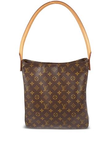 Louis Vuitton - 2000 pre-owned Looping GM shoulder bag - women - PVC - One Size - Brown