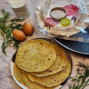 Dill Malabar Paratha 蒔蘿抓餅