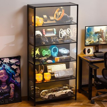 手辦展示櫃 亞克力玩偶收納櫃 電競房置物櫃 展示架 亞克力模型櫃 玩具收納櫃 擺件收藏陳列櫃