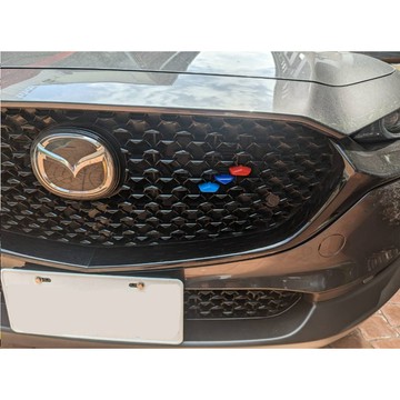 ~歐力斯~馬自達 MAZDA 19-24年 CX30 CX-30 中網飾條 水箱飾條 水箱罩飾條 三色飾條 三色中網