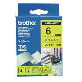 【兄弟】brother 6mm護貝標籤帶系列【APP滿額下單10%點數(單一帳號最高5000點)】1/31止