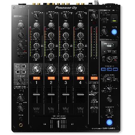 Pioneer DJ DJM-750MK2 4-channel Digital DJ Mixer with Analog and Digital I O, Sound Color FX, 11 Beat FX, 3-band Switchable Iso EQs, and Send Retu