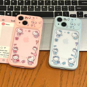 抱熊kt貓秒變蘋果17手機殼適用iPhone16promax全包15大14視窗13女