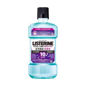 LISTERINE 李施德霖 全效護理抗敏感漱口水  專業配方迅速舒緩敏感不適  500ml  1瓶