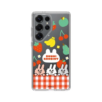 Galaxy S25 Ultra Clear 透明 - Bunni Konbiny - Bunni Konbiny 水果派對