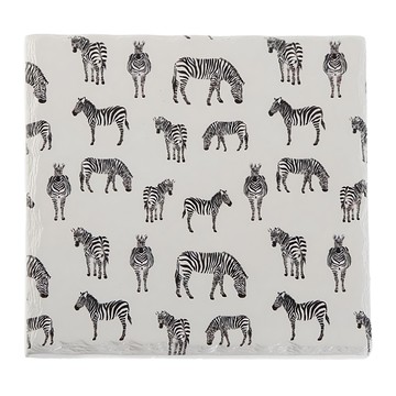 VERSA 陶製隔熱墊 斑馬圖案  19.8 cm  1個  混和顏色