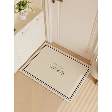 樸尚奶油風入戶門地墊家用進門防滑腳墊吸水可擦免洗玄關門口墊子