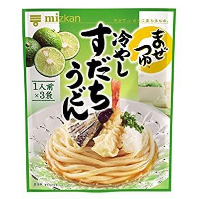 ミツカン まぜつゆ 冷やしすだちうどん 87g×3袋