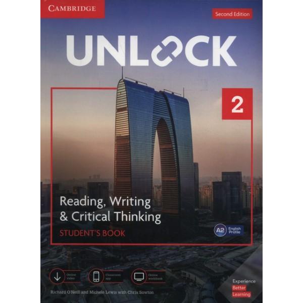 Unlock 2nd Edition Reading Writing Critical Thinking Level Student s Bo