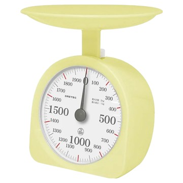 Life 徠福 料理秤/信秤  KS-283YE  2kg  奶油黃