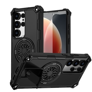 陀螺支架磁吸殼 適用三星Galaxy S25ultra無線充手機殼S24plus A06 16 A56 A36