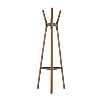 Steelwood Coat Stand 衣帽架（胡桃木、黑）