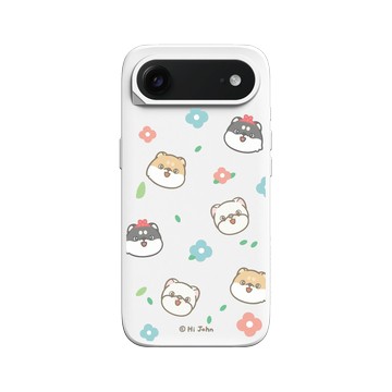 iPhone Air SolidX 白 - 嗨小強 Hi John - 花花款