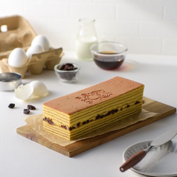 【狸小路】長條國王蘭姆葡萄千層蛋糕