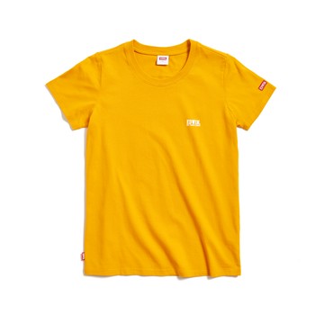 EDWIN｜女裝｜背後營地印花短袖T恤