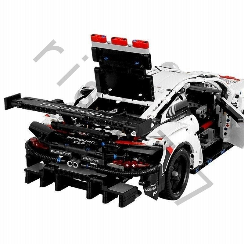 レゴ互換品 テクニック ポルシェ 911 RSR ブロック 知育玩具 モーター 