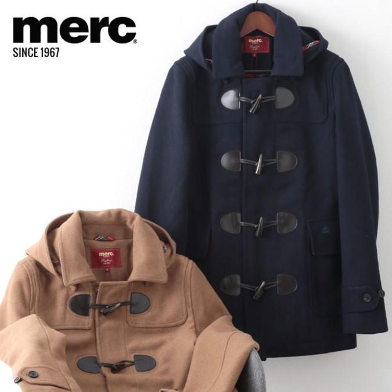 メルクロンドン メンズ ダッフルコート ウール Merc London ダークネイビー タン Coat コート モッズファッション |  LINEブランドカタログ