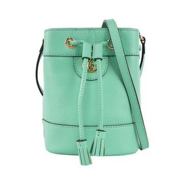 GUCCI Ophidia 金色標誌水桶斜背包(Mini)(薄荷綠)