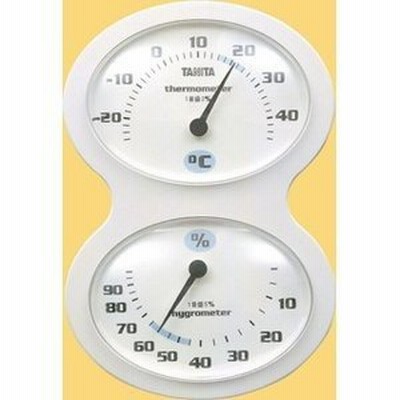 タニタ 温湿度計（掛けタイプ） （ホワイト） TT-509 （-20〜40℃）