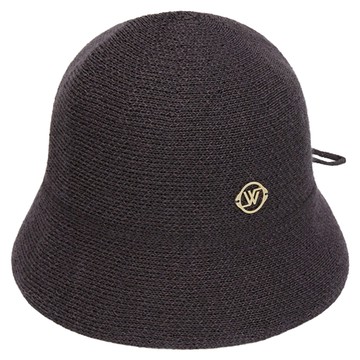 White Sands 後綁帶編織帽  1個  炭灰色  頭圍 58cm