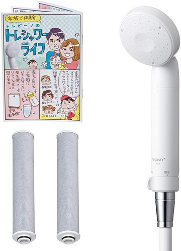 [3東京直購] TORAY RS53-2 除氯淨水 蓮蓬頭 淋浴花灑 + 專用濾芯 RSC51-2入組 濾心