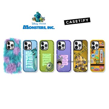怪獸電力公司 Casetify Monsters LNC 毛怪大眼怪手機殼適用蘋果 iPhone16 Pro Max