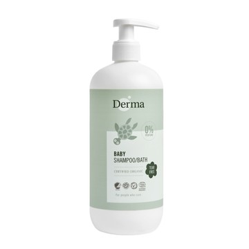 丹麥 Derma 寶寶有機洗髮沐浴露家庭號 500ml