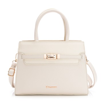 PLAYBOY-手提包附長背帶 Serenity系列-米白色(552-8801-00-7)