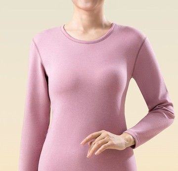 德絨發熱保暖內衣套裝男女士加絨加厚款羊毛媽媽裝中老年秋衣秋褲新款