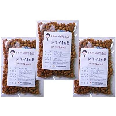 豆力　国内産　ドライ納豆（ピリ辛醤油味）　100ｇ×3袋