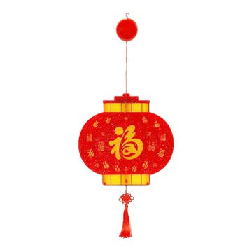春節吸盤燈 E款  寬32 x 高30cm  紅色