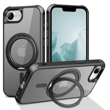 適用蘋果16promax旋轉支架手機殼亞馬遜新款iphone16E磁吸手機套