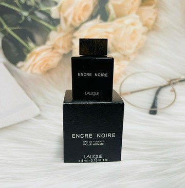 LALIQUE 黑澤 ENCRE NOIRE 男性淡香水 小香水 4.5ml｜全店$299 全家取貨免運｜領券9折｜APP下單最高再賺22%點數⚡品牌香氛