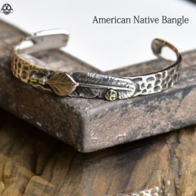 バングル ゴールド リーフ 鳥 羽根デザイン インディアンジュエリー メンズアクセサリー シルバー925 Body Well 通販 Lineポイント最大1 0 Get Lineショッピング