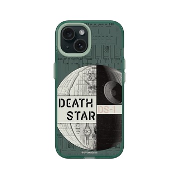 iPhone 15 Clear 憂墨綠 - 迪士尼-星際大戰 Star Wars - 星際大戰 – 死星結構圖