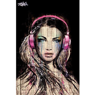 DJ Girl - Loui Jover 英國進口海報